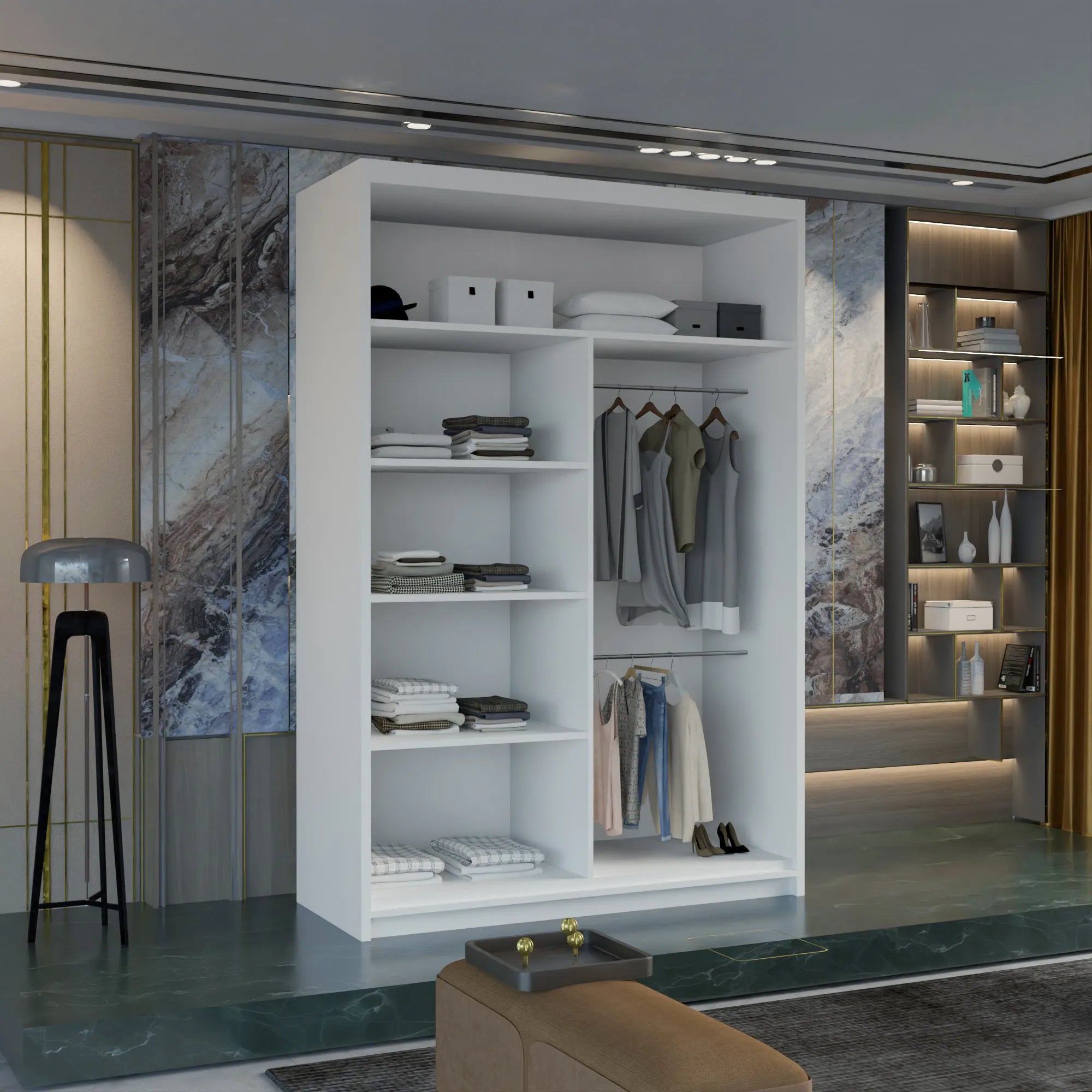 MARIKA-WHITE-WARDROBE-120-CM